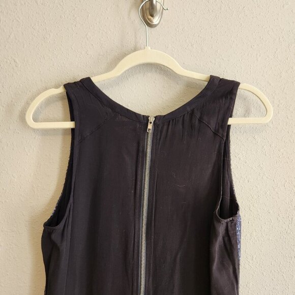 Sanctuary Sequin Studio Dress Gunmetal Size Medium - Picture 6 of 11